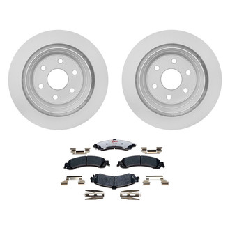 Raybestos® - Element3™ Plain Rear Brake Kit with Hybrid Pads