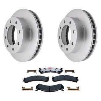Raybestos® - Element3™ Plain Front Brake Kit with Hybrid Pads