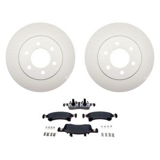 Raybestos® - Element3™ Plain Front Brake Kit with Hybrid Pads