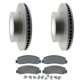 Raybestos® BNDL-1269-31020711 - Element3™ Plain Front Brake Kit with Semi-Metallic Pads