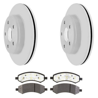 Raybestos® - Element3™ Plain Brake Kit with Semi-Metallic Pads