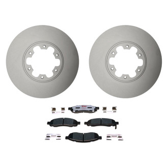 Raybestos® - Element3™ Plain Front Brake Kit with Hybrid Pads