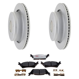 Raybestos® - Element3™ Plain Rear Brake Kit with Hybrid Pads