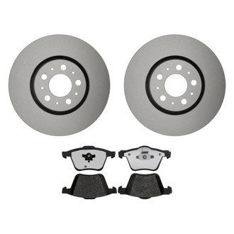 Raybestos® - Element3™ Plain Front Brake Kit with Hybrid Pads