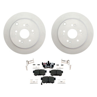 Raybestos® - Element3™ Plain Rear Brake Kit with Hybrid Pads