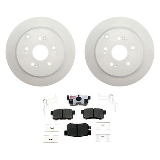 Raybestos® - Element3™ Plain Rear Brake Kit with Hybrid Pads