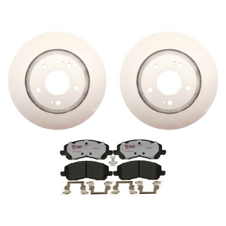 Raybestos® - Element3™ Plain Front Brake Kit with Hybrid Pads