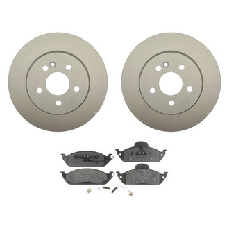 Raybestos® - Element3™ Plain Front Brake Kit with Semi-Metallic Pads