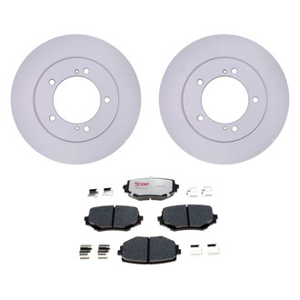 Raybestos® - Element3™ Plain Front Brake Kit with Hybrid Pads