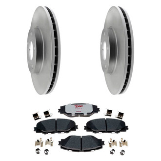 Raybestos® - Element3™ Plain Front Brake Kit with Hybrid Pads