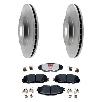 Raybestos® - Element3™ Plain Front Brake Kit with Hybrid Pads