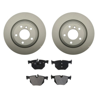 Raybestos® - Element3™ Plain Rear Brake Kit with Semi-Metallic Pads