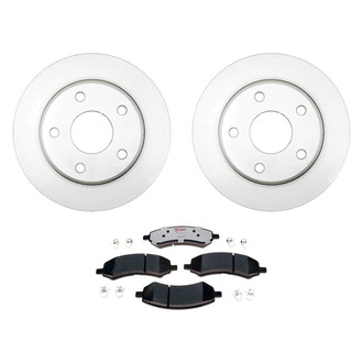Raybestos® - Element3™ Plain Front Brake Kit with Hybrid Pads