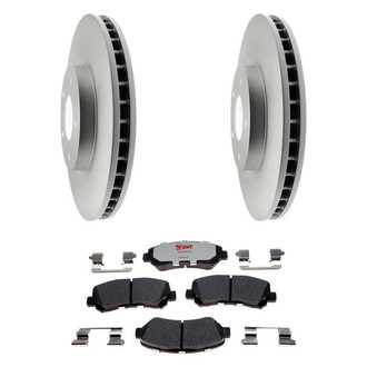 Raybestos® - Element3™ Plain Front Brake Kit with Hybrid Pads