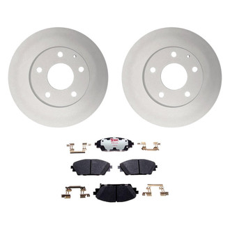 Raybestos® - Element3™ Plain Front Brake Kit with Hybrid Pads