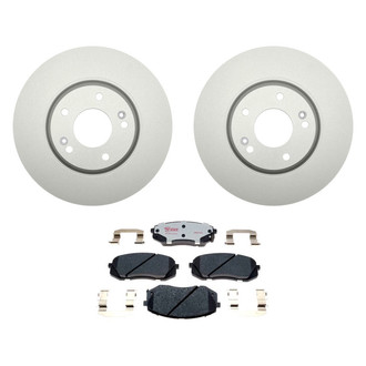 Raybestos® - Element3™ Plain Front Brake Kit with Hybrid Pads
