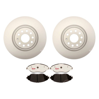 Raybestos® - Element3™ Plain Front Brake Kit with Hybrid Pads