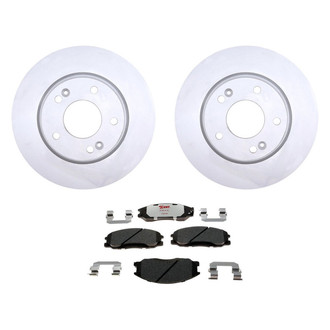 Raybestos® - Element3™ Plain Front Brake Kit with Hybrid Pads
