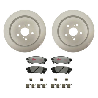 Raybestos® BNDL-1269-31021461 - Element3™ Plain Rear Brake Kit with Hybrid Pads