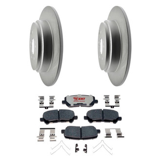 Raybestos® - Element3™ Plain Rear Brake Kit with Hybrid Pads