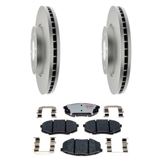 Raybestos® - Element3™ Plain Front Brake Kit with Hybrid Pads
