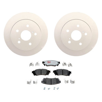 Raybestos® - Element3™ Plain Rear Brake Kit with Hybrid Pads