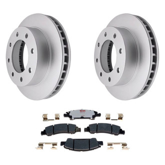 Raybestos® - Element3™ Plain Front Brake Kit with Hybrid Pads