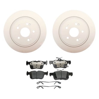 Raybestos® - Element3™ Plain Rear Brake Kit with Hybrid Pads