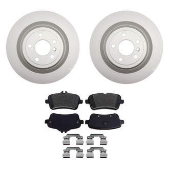 Raybestos® - Element3™ Plain Rear Brake Kit with Semi-Metallic Pads