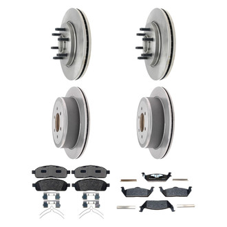 Raybestos® - R-Line™ Brake Kit with Semi-Metallic Pads