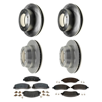 Raybestos® - R-Line™ Plain Brake Kit with Semi-Metallic Pads