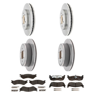 Raybestos® - R-Line™ Plain Front and Rear Brake Kit with Ceramic Pads