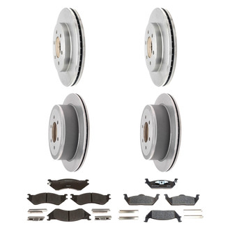 Raybestos® - R-Line™ Plain Front and Rear Brake Kit with Ceramic Pads