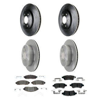 Raybestos® - R-Line™ Plain Brake Kit with Ceramic Pads