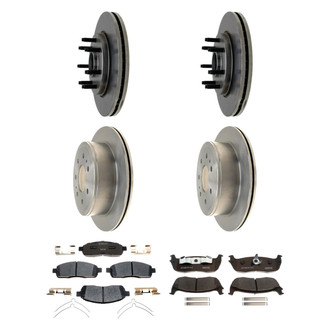 Raybestos® - R-Line™ Plain Front and Rear Brake Kit with Ceramic Pads