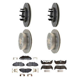 Raybestos® - R-Line™ Plain Front and Rear Brake Kit with Ceramic Pads