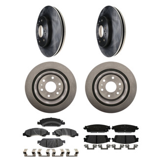 Raybestos® - R-Line™ Plain Brake Kit with Ceramic Pads