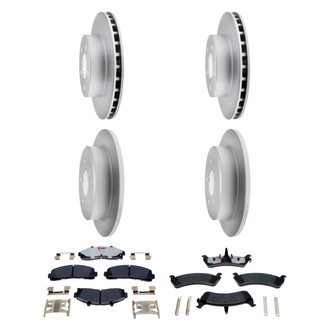 Raybestos® - Element3™ Plain Brake Kit with Hybrid Pads