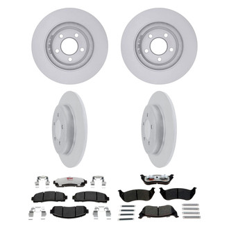 Raybestos® - Element3™ Plain Brake Kit with Hybrid Pads
