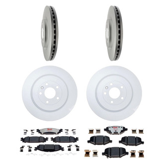 Raybestos® - Element3™ Plain Brake Kit with Hybrid Pads