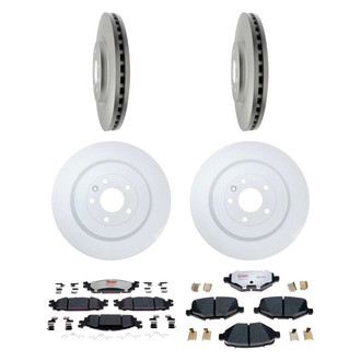 Raybestos® - Element3™ Plain Brake Kit with Hybrid Pads