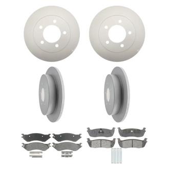 Raybestos® - Element3™ Plain Brake Kit with Semi-Metallic Pads
