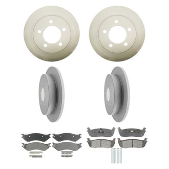 Raybestos® - Element3™ Plain Brake Kit with Semi-Metallic Pads
