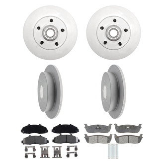Raybestos® - Element3™ Plain Brake Kit with Semi-Metallic Pads