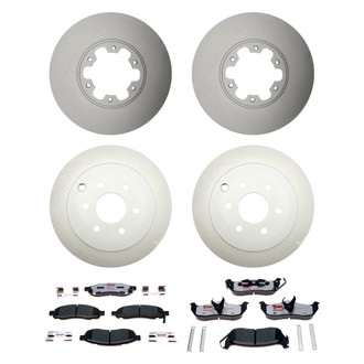 Raybestos® - Element3™ Plain Front and Rear Brake Kit with Hybrid Pads