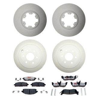 Raybestos® - Element3™ Plain Front and Rear Brake Kit with Hybrid Pads