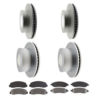 Raybestos® - Element3™ Plain Brake Kit with Semi-Metallic Pads