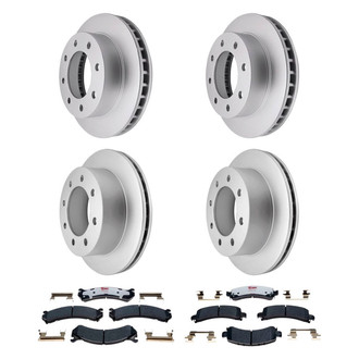 Raybestos® - Element3™ Plain Brake Kit with Hybrid Pads