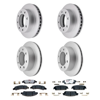 Raybestos® - Element3™ Plain Brake Kit with Hybrid Pads