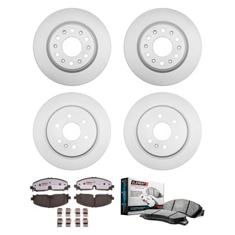 Raybestos® - Element3™ Front and Rear Brake Kit with Hybrid Pads